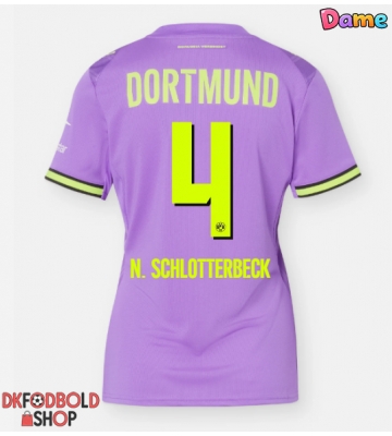 Borussia Dortmund Nico Schlotterbeck #4 Tredje trøje Dame 2026-27 Kort ærmer